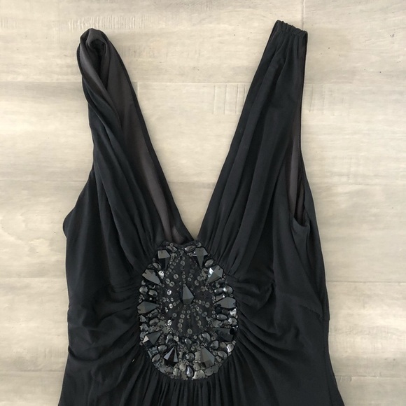 Bcbg MaxAzria sleevesless midi black dress size M - Picture 2 of 8